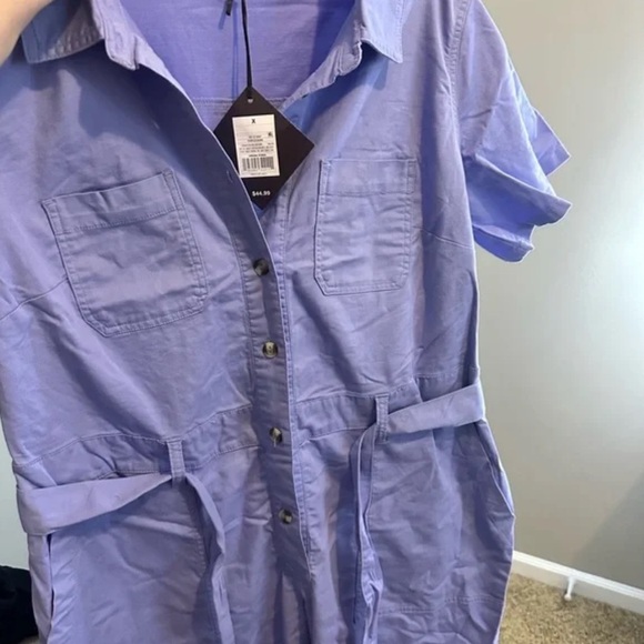 Purple jumpsuit NWT - Picture 2 of 2